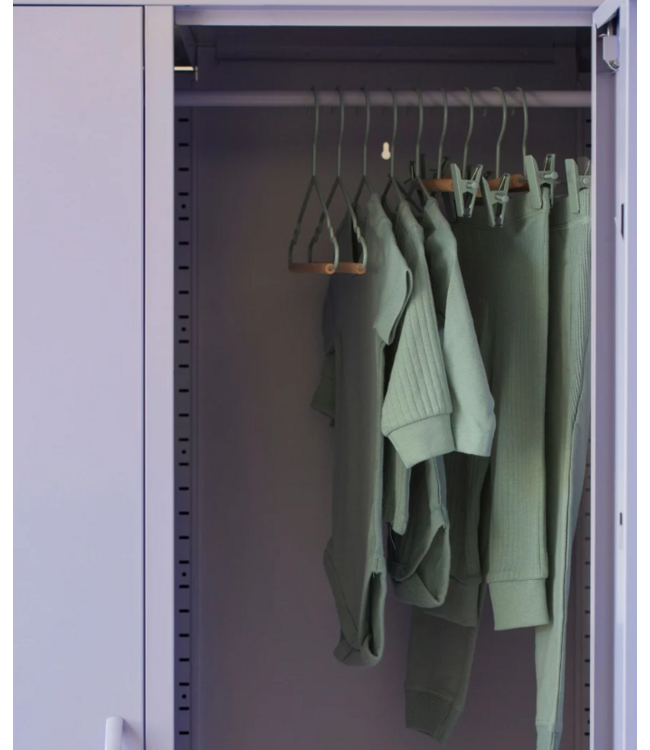 Mustard - Kids top hangers - Kapstokken voor kinderen - Set van 10 - Sage