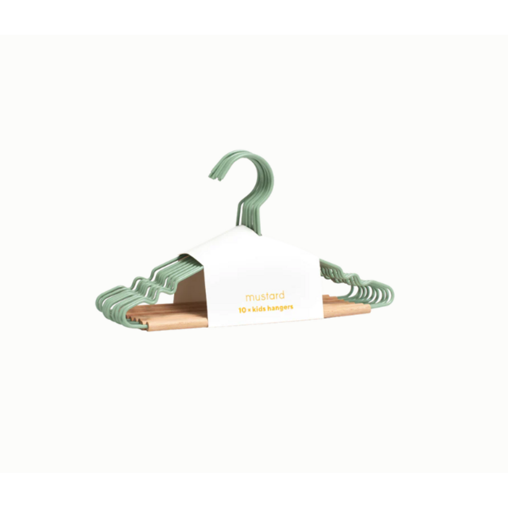 Mustard Made Mustard - Cintres pour enfants - Cintres pour enfants - Lot de 10 - Sage