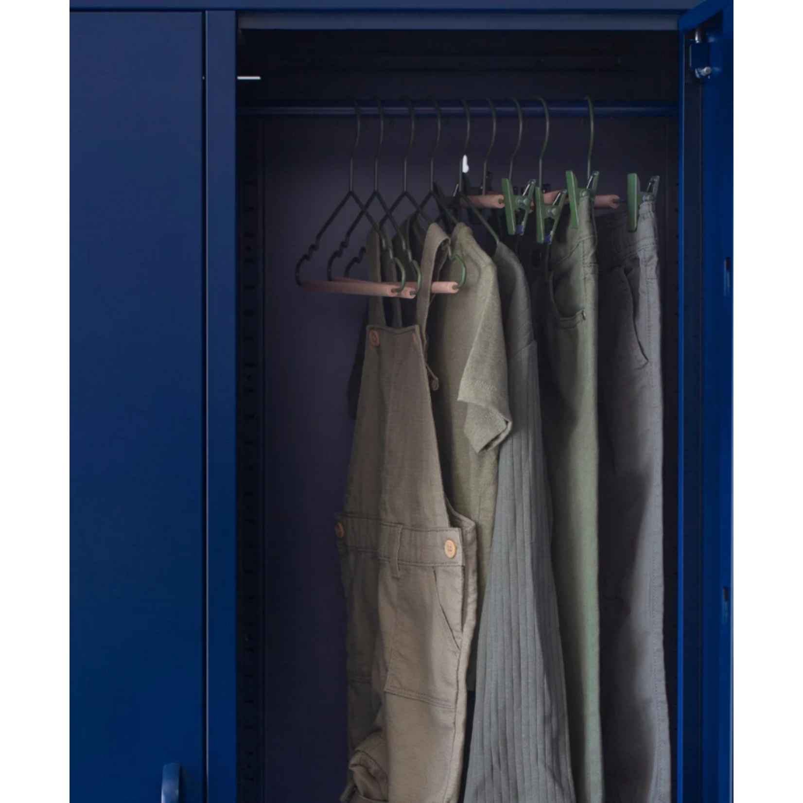 Mustard Made Mustard - Kids top hangers - Kapstokken voor kinderen - Set van 10 - Olive