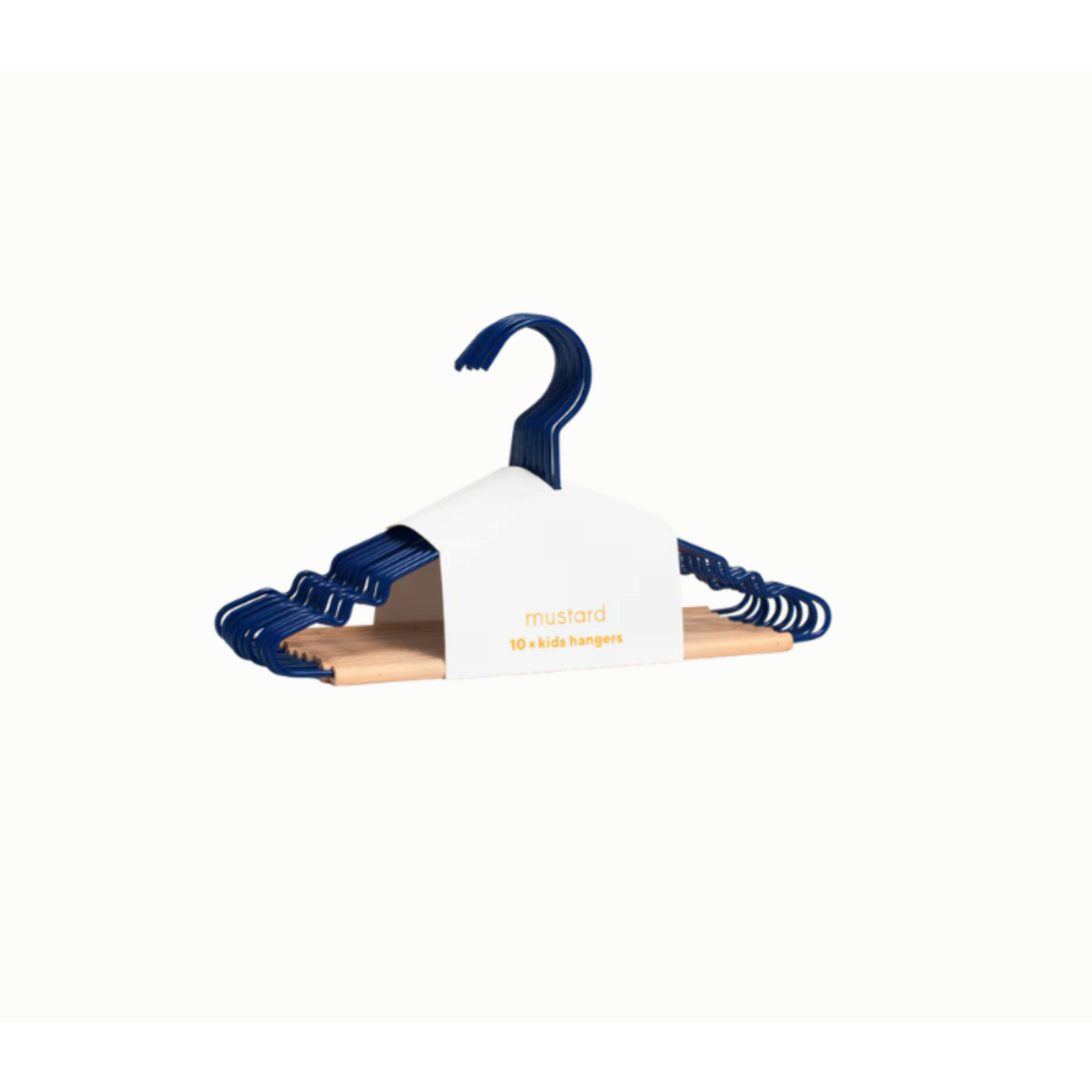 Mustard Made Mustard - Cintres pour enfants - Cintres pour enfants - Lot de 10 - Navy