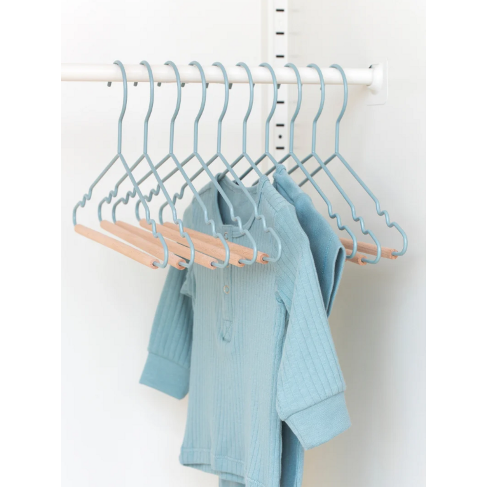 Mustard Made Mustard - Kids top hangers - Kapstokken voor kinderen - Set van 10 - Ocean