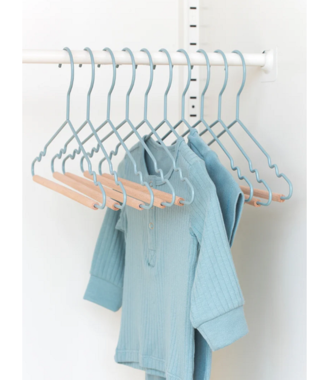 Mustard - Kids top hangers - Kapstokken voor kinderen - Set van 10 - Ocean