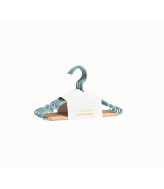 Mustard Made Mustard - Cintres pour enfants - Cintres pour enfants - Lot de 10 - Ocean