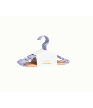 Mustard Made Mustard - Kids top hangers - Kapstokken voor kinderen - Set van 10 - Lilac