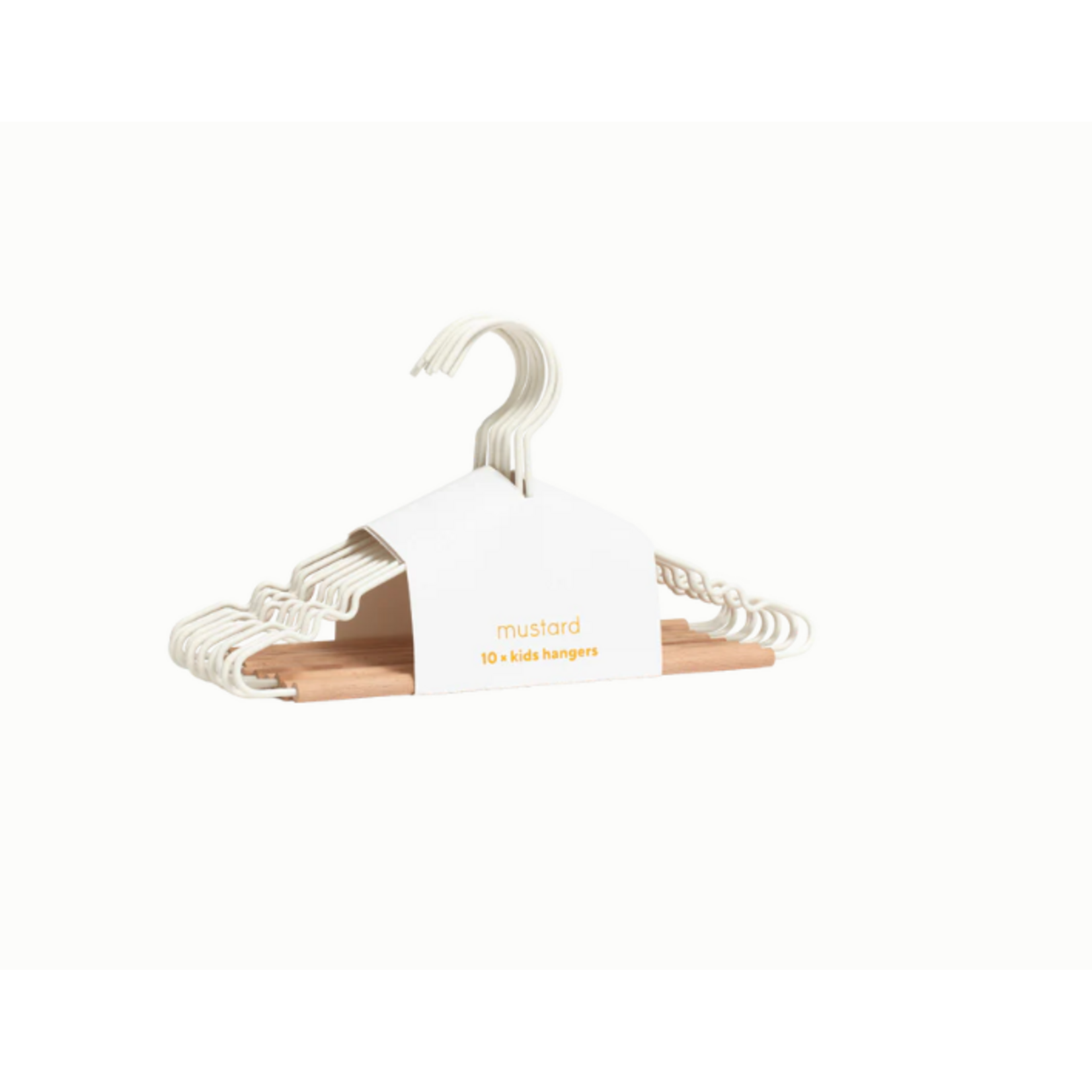 Mustard Made Mustard - Kids top hangers - Kapstokken voor kinderen - Set van 10 - Chalk