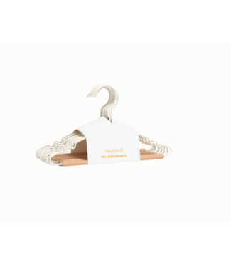 Mustard Made Mustard - Kids top hangers - Kapstokken voor kinderen - Set van 10 - Chalk