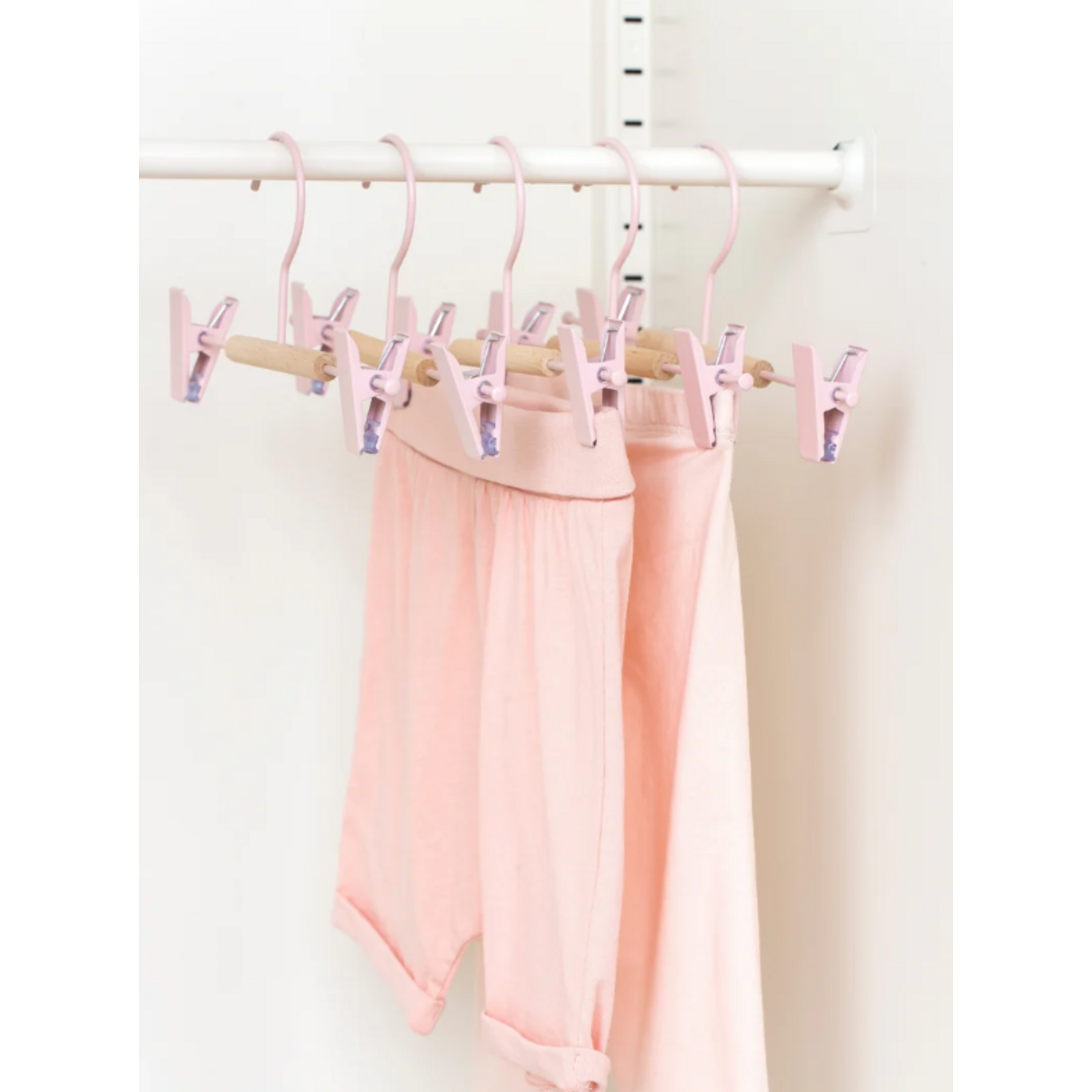 Mustard Made Mustard - Kids clip hangers - Kapstokken voor kinderen - Set van 5 - Blush