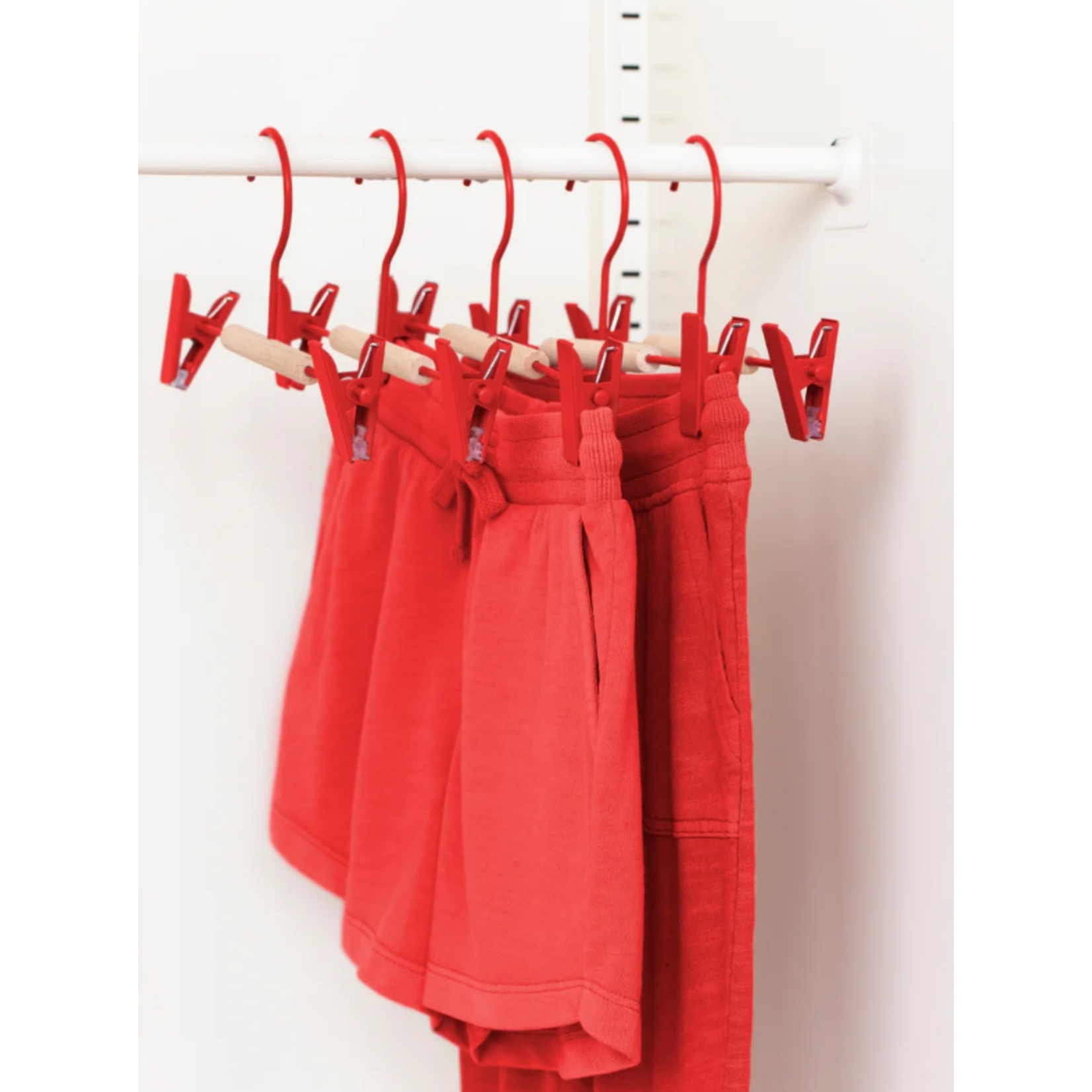 Mustard Made Mustard - Kids clip hangers - Kapstokken voor kinderen - Set van 5 - Poppy