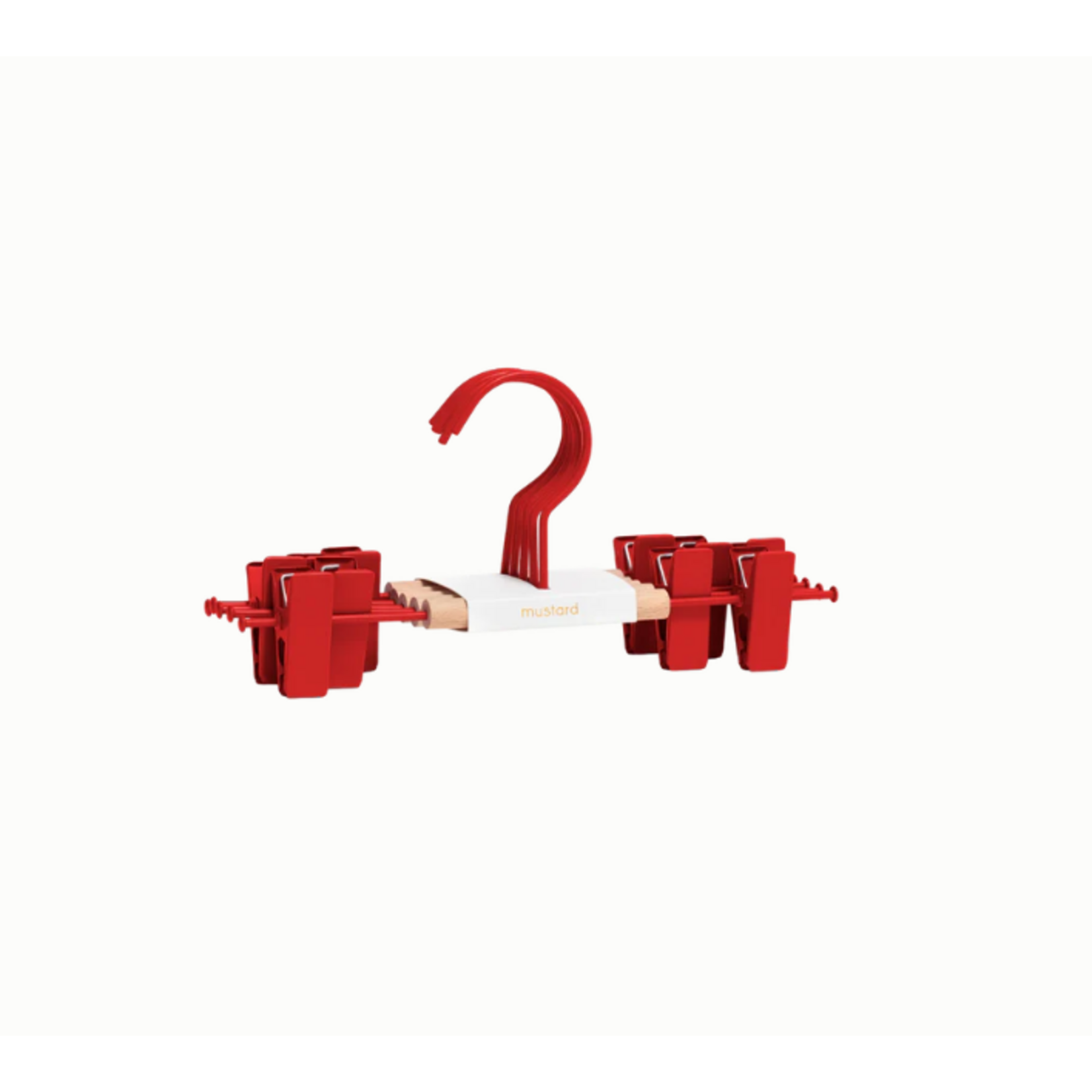 Mustard Made Mustard - Kids clip hangers - Kapstokken voor kinderen - Set van 5 - Poppy