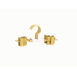 Mustard Made Mustard - Crochets à clip pour enfants - Portemanteaux pour enfants - Lot de 5 - Butter