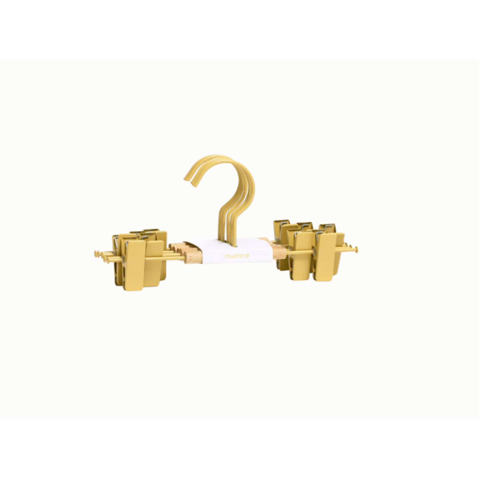 Mustard Made Mustard - Kids clip hangers - Kapstokken voor kinderen - Set van 5 - Butter