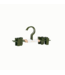 Mustard - Kids clip hangers - Kapstokken voor kinderen - Set van 5 - Olive