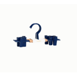 Mustard Made Mustard - Kids clip hangers - Kapstokken voor kinderen - Set van 5 - Navy