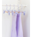 Mustard - Kids clip hangers - Kapstokken voor kinderen - Set van 5 - Lilac