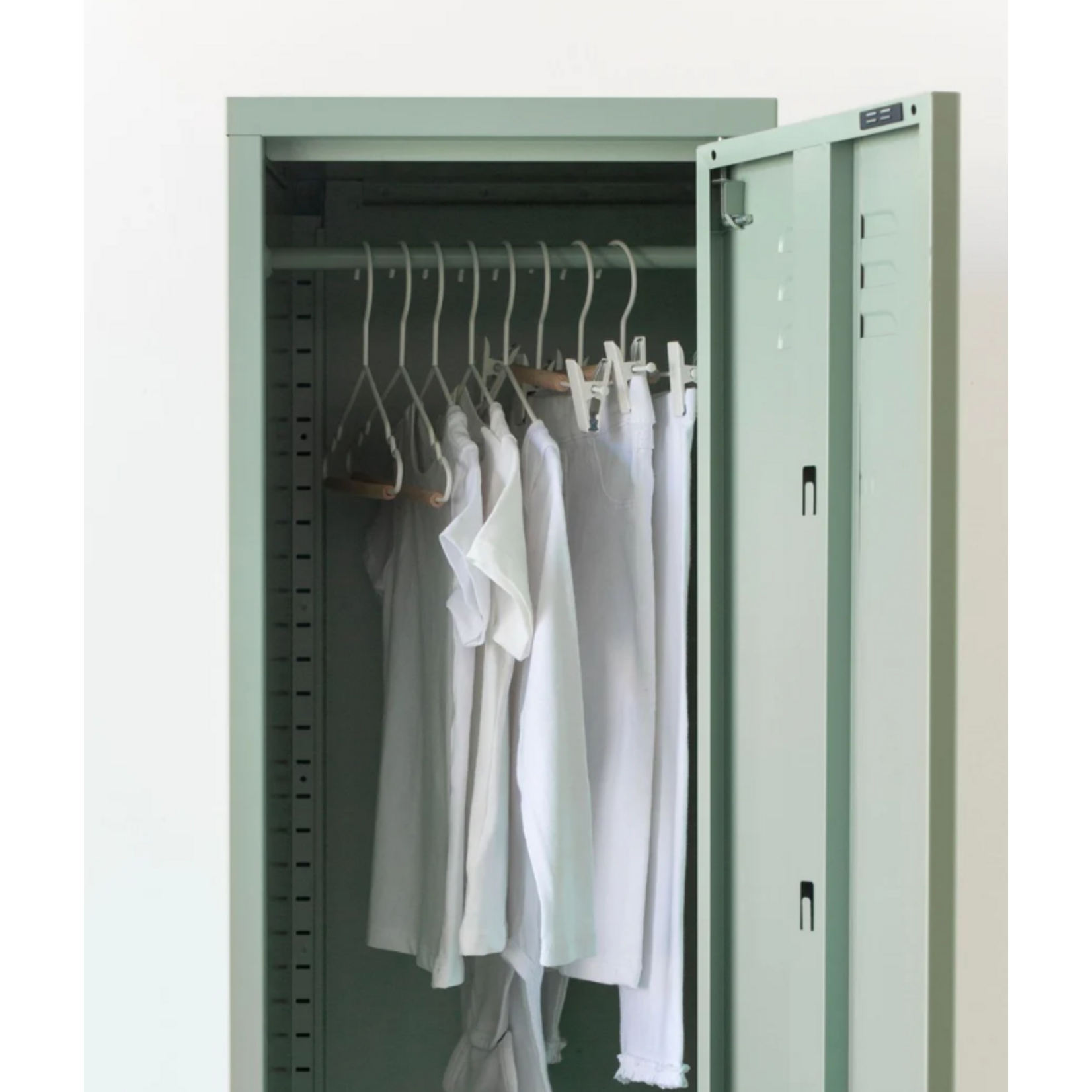 Mustard Made Mustard - Crochets à clip pour enfants - Portemanteaux pour enfants - Lot de 5 - Chalk