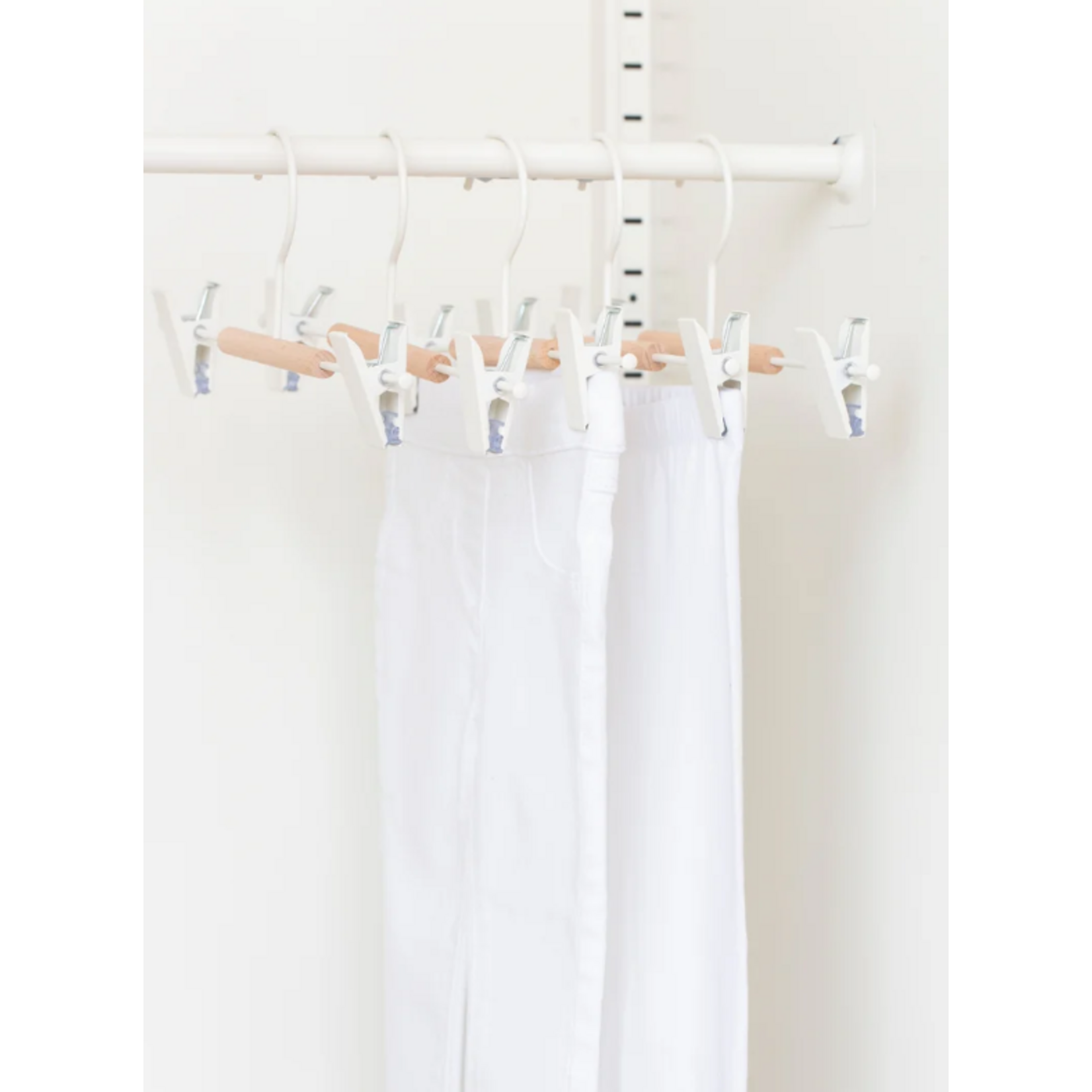 Mustard Made Mustard - Kids clip hangers - Kapstokken voor kinderen - Set van 5 - Chalk