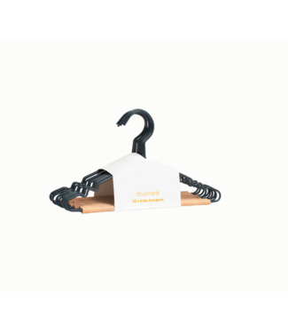 Mustard Made Mustard - Kids top hangers - Kapstokken voor kinderen - Set van 10 - Slate