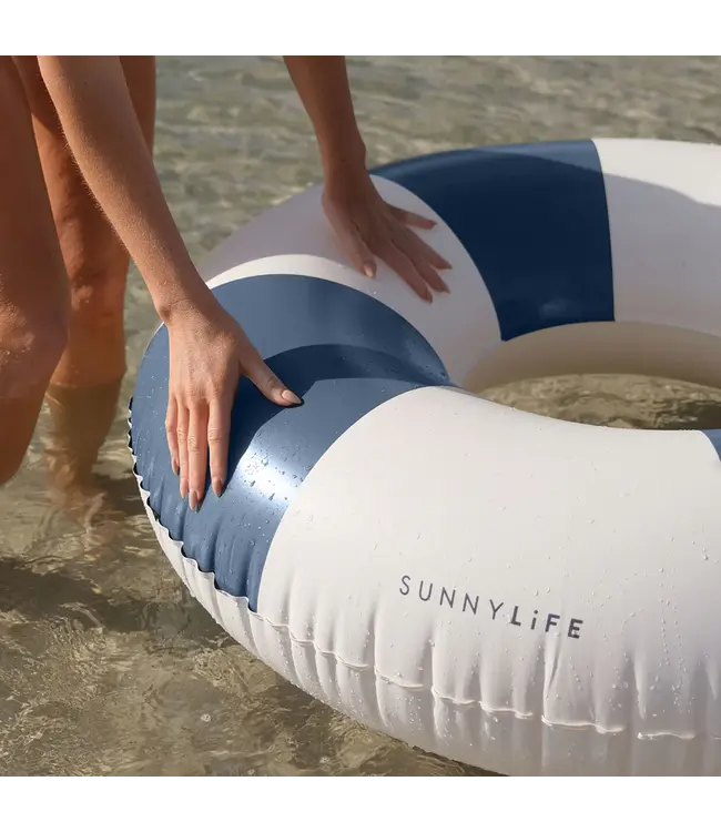 Sunnylife - Tube Pool Ring - The Vacay - Zwembadring - Navy