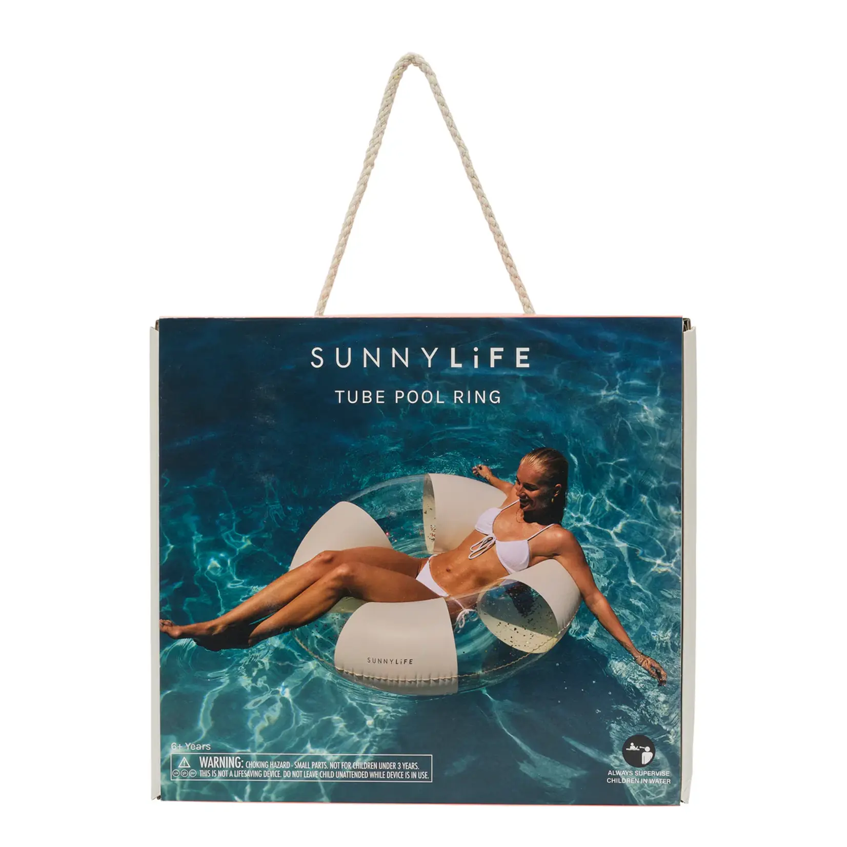 Sunnylife Sunnylife - Tube Pool Ring - Zwembadring - Cotton Candy