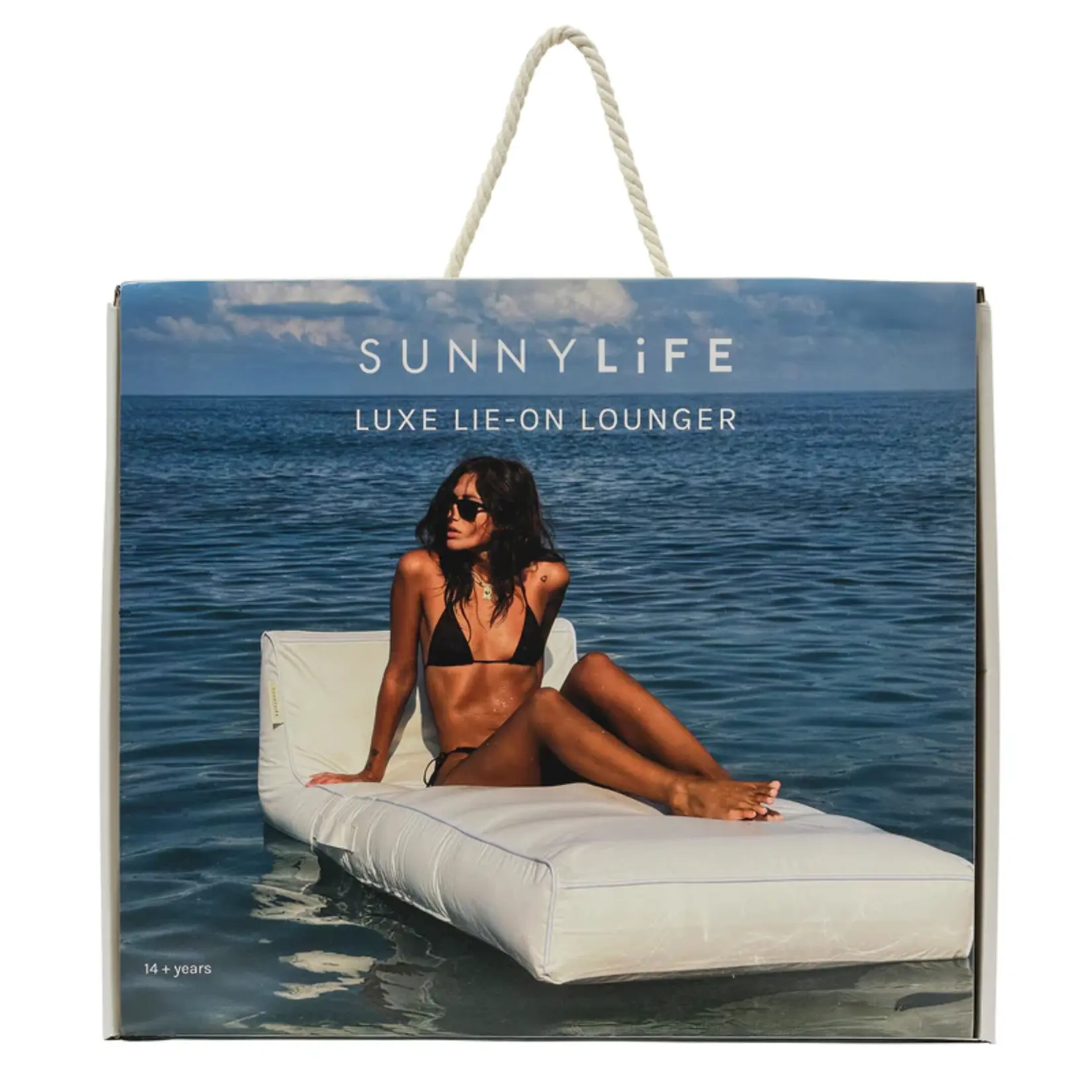 Sunnylife Sunnylife - Luxe Lie-On Lounger - Ligstoel - Casa Blanca - Wit