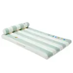 Sunnylife Sunnylife - Luxe Lilo - Ligstoel - Green Stripe - Groen/Wit