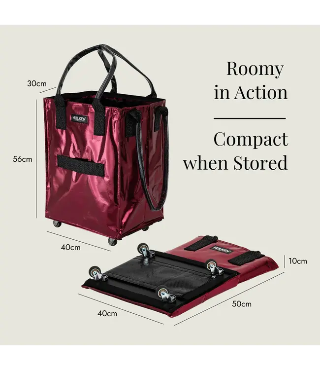 Hulken Hulken - Sac à roulettes original - 1 pièce - Medium - Rouge cosmique