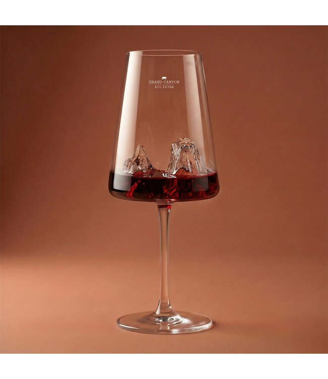 Alaskanmaker - Verre à vin - Topographic - Grand Canyon