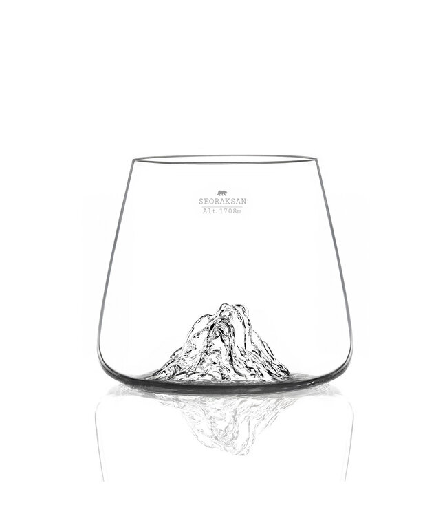 Alaskanmaker - Set van 2 glazen - Topographic - Hallasan / Seoraksan