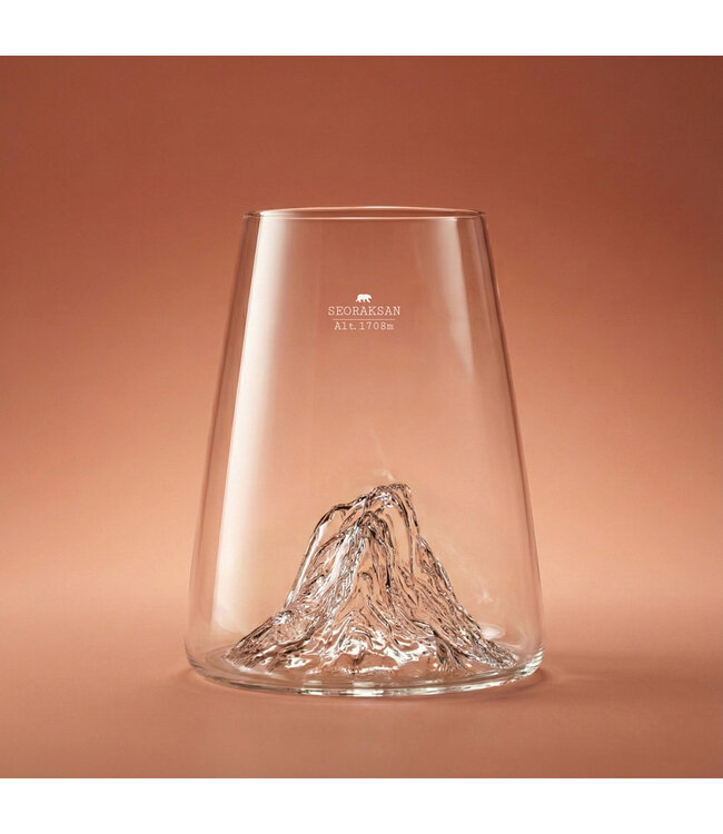 Alaskanmaker - Design glas Topographic - Seoraksan - 1 Stuk