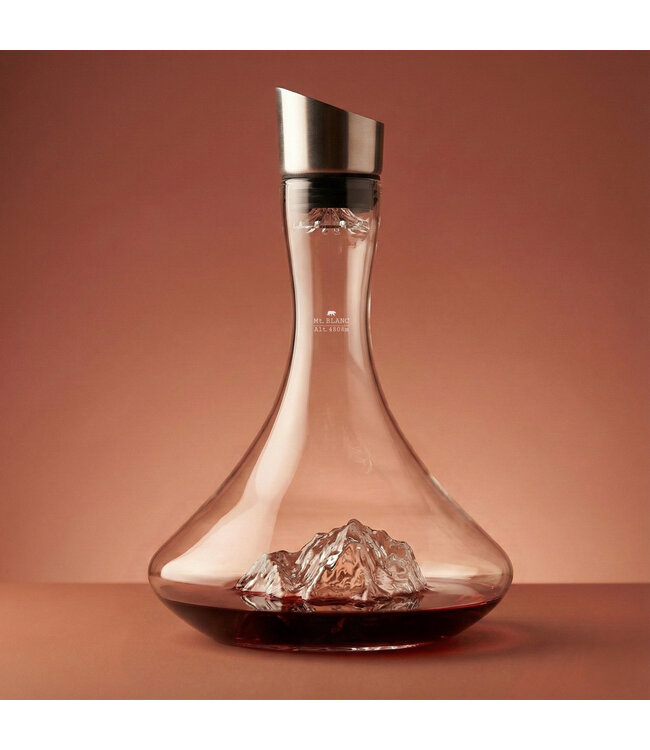 Alaskanmaker - Topographic - Carafe à vin - Mont Blanc - 1 pièce