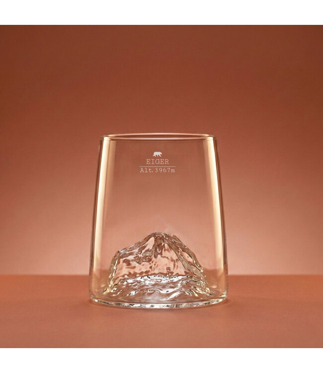 Alaskan Maker - Set van 4 Shotglazen - Mont Blanc - Mont Everest - Matterhorn - Pic du Midi - Copy - Copy