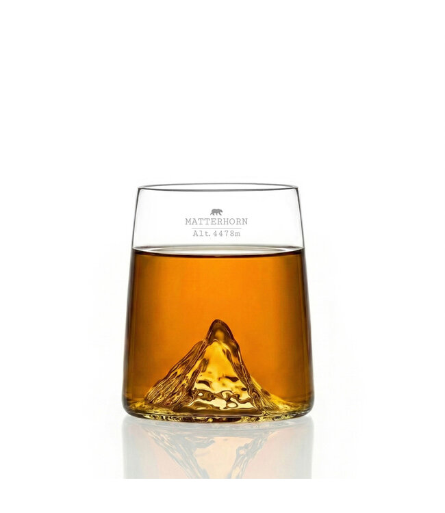 Alaskan Maker - Set van 4 Shotglazen - Tre Cime - Monte Rosa - Cervino - Tofana