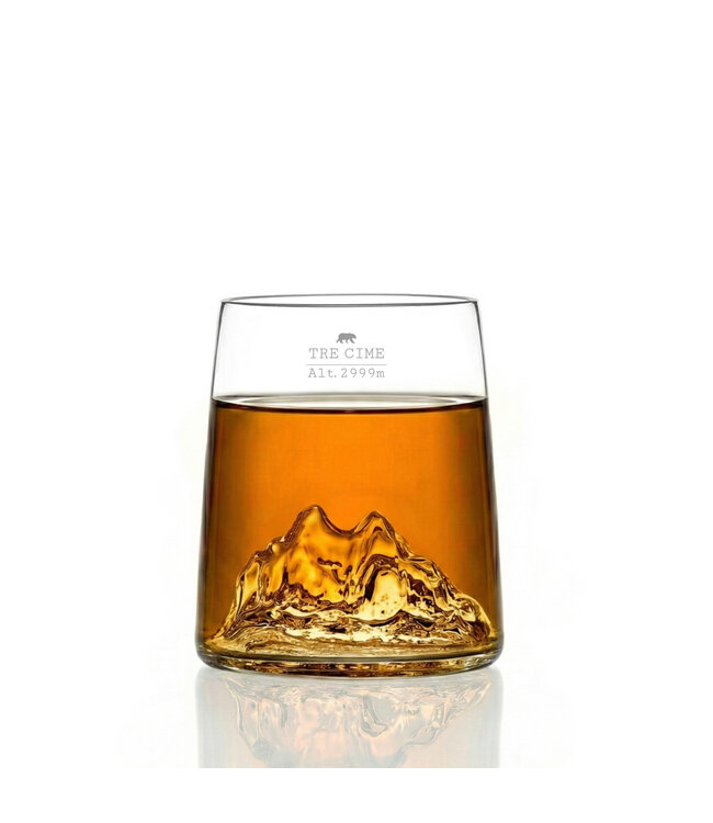 Alaskan Maker - Set van 4 Shotglazen - Tre Cime - Monte Rosa - Cervino - Tofana