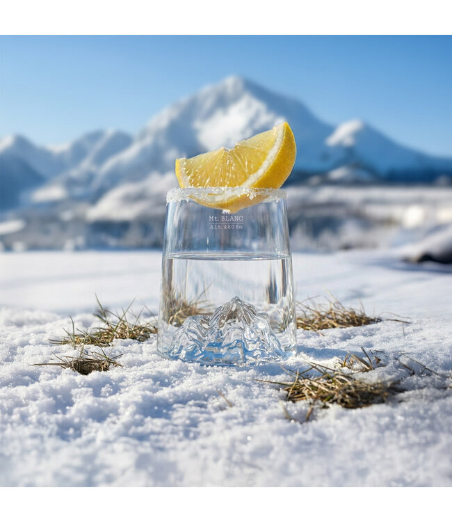Alaskan Maker - Set van 4 Shotglazen - Mont Blanc - Mont Everest - Matterhorn - Pic du Midi