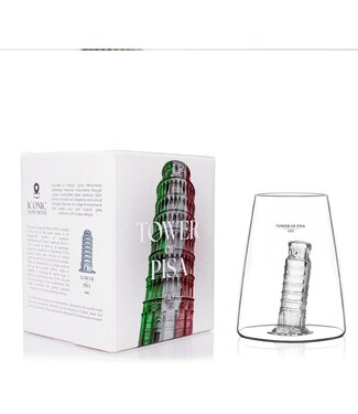 Alaskan MAKER Alaskanmaker - Design Glas Iconic Monument - Toren Van Pisa - 1 Stuk
