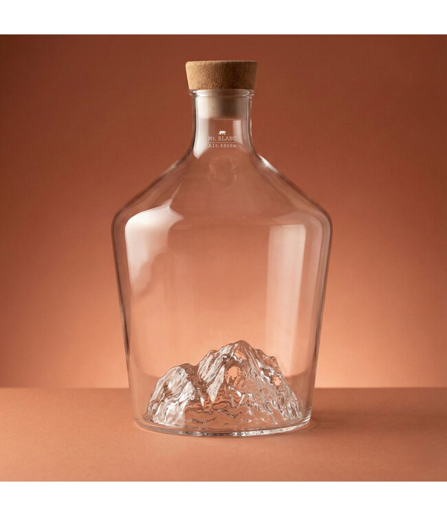 Alaskanmaker - Topographique - Carafe avec bouchon - Mont Blanc - 1 pièce