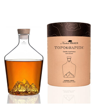 Alaskan MAKER Alaskanmaker - Topographique - Carafe avec bouchon - Everest - 1 pièce