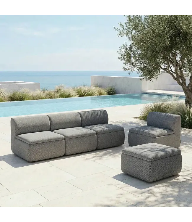 Blomus - Outdoor Lounge - Eenzitter - 1 Stuk - Grijs