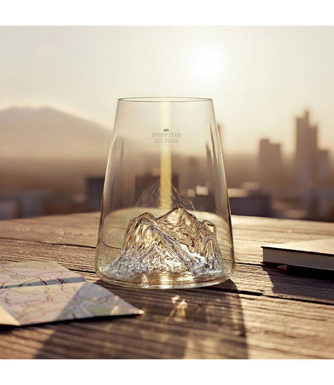 Alaskanmaker - Design Glas Topographic - Zugspitze - 1 Stuk
