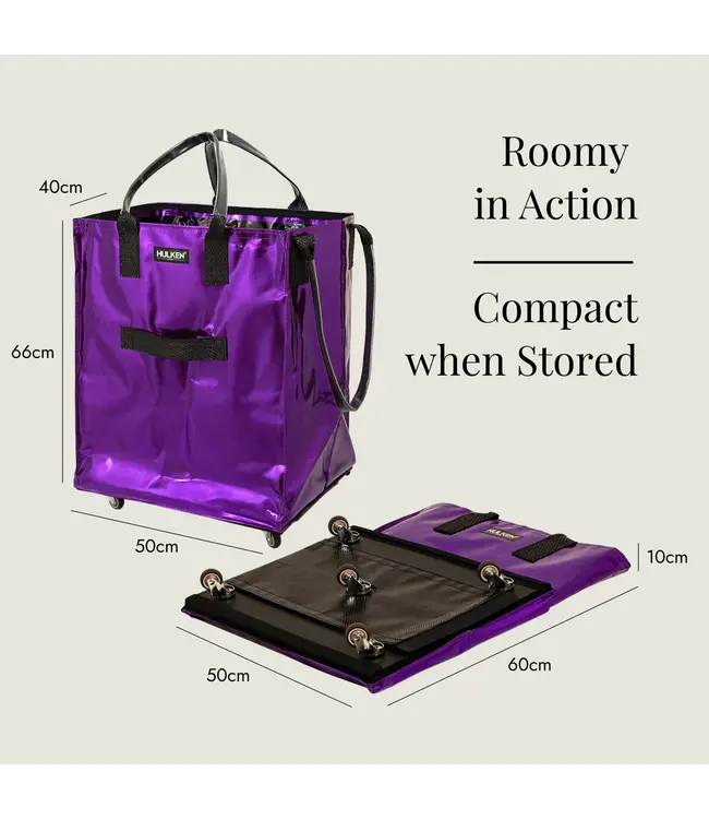 Hulken - Sac à roulettes original - 1 pièce - Grand format - Ultra-violet