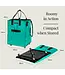 Hulken - Sac à roulettes original - 1 pièce - Grand format - Bleu-vert