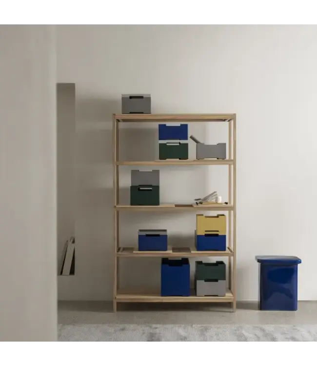 Blomus - Keramische Kruk - Toki - T-vorm - 1 Stuk - Mazarineblauw