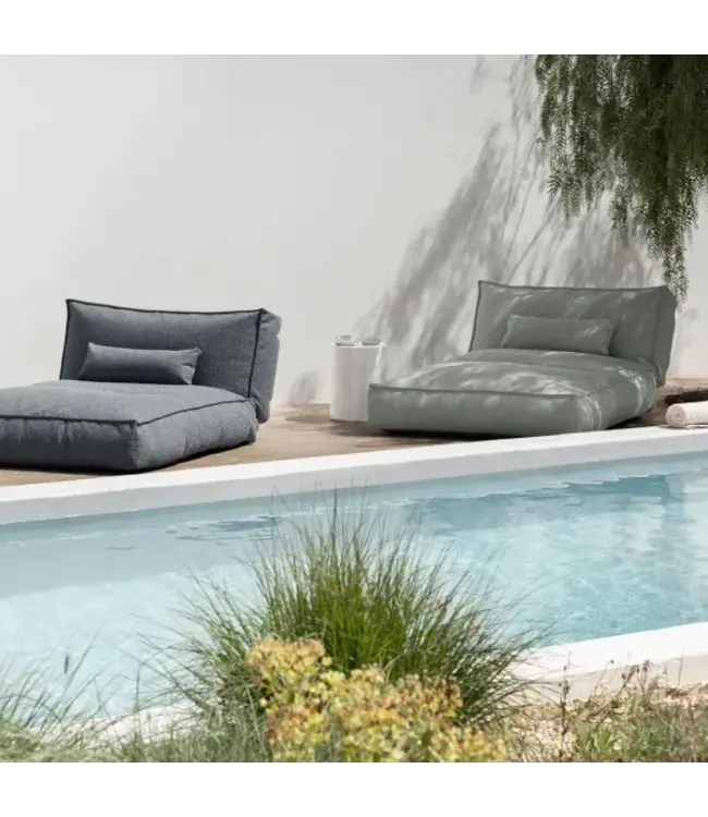 Blomus - Lit d'extérieur - Stay - 1 pièce - Stone Bouclé