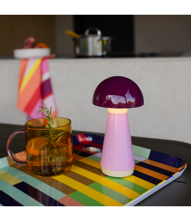 Remember - Lampe de table « Bobbi » - Berry - 1 pièce