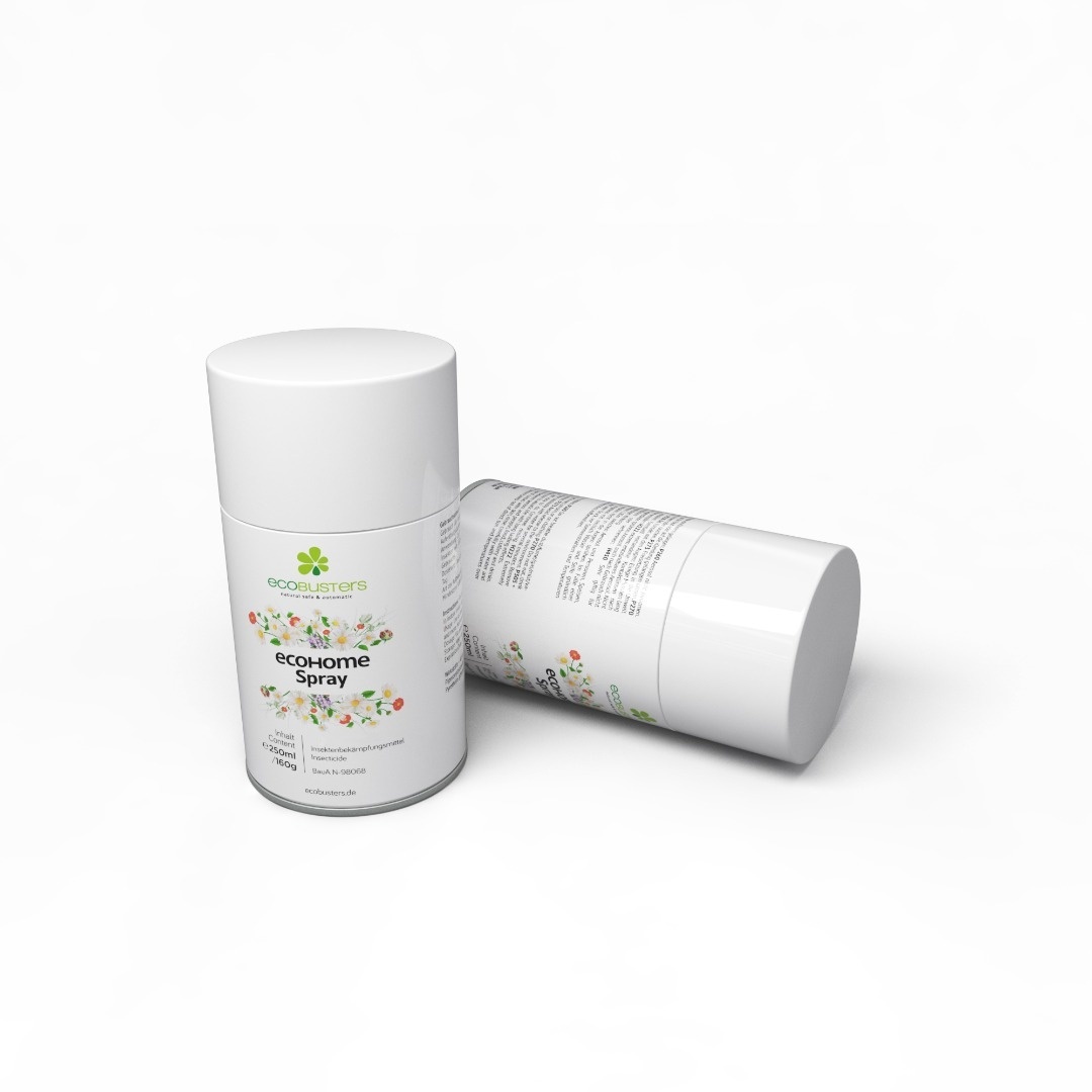 2x 250ml EcoHome Spray: Insektenspray, Insektenabwehr gegen Fliegen, Mücken, Bremsen