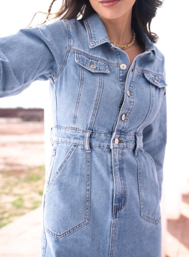 DRESS OPELIE DENIM