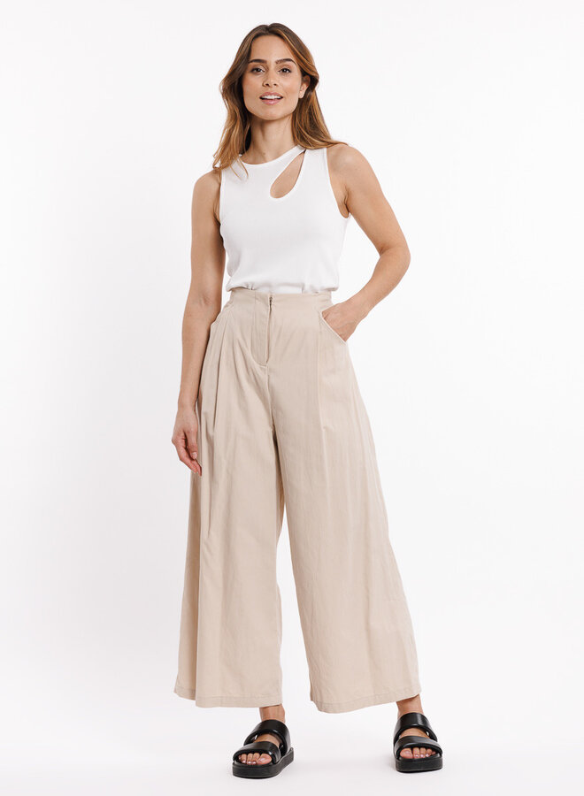 WIDE COTTON TROUSER JULIA