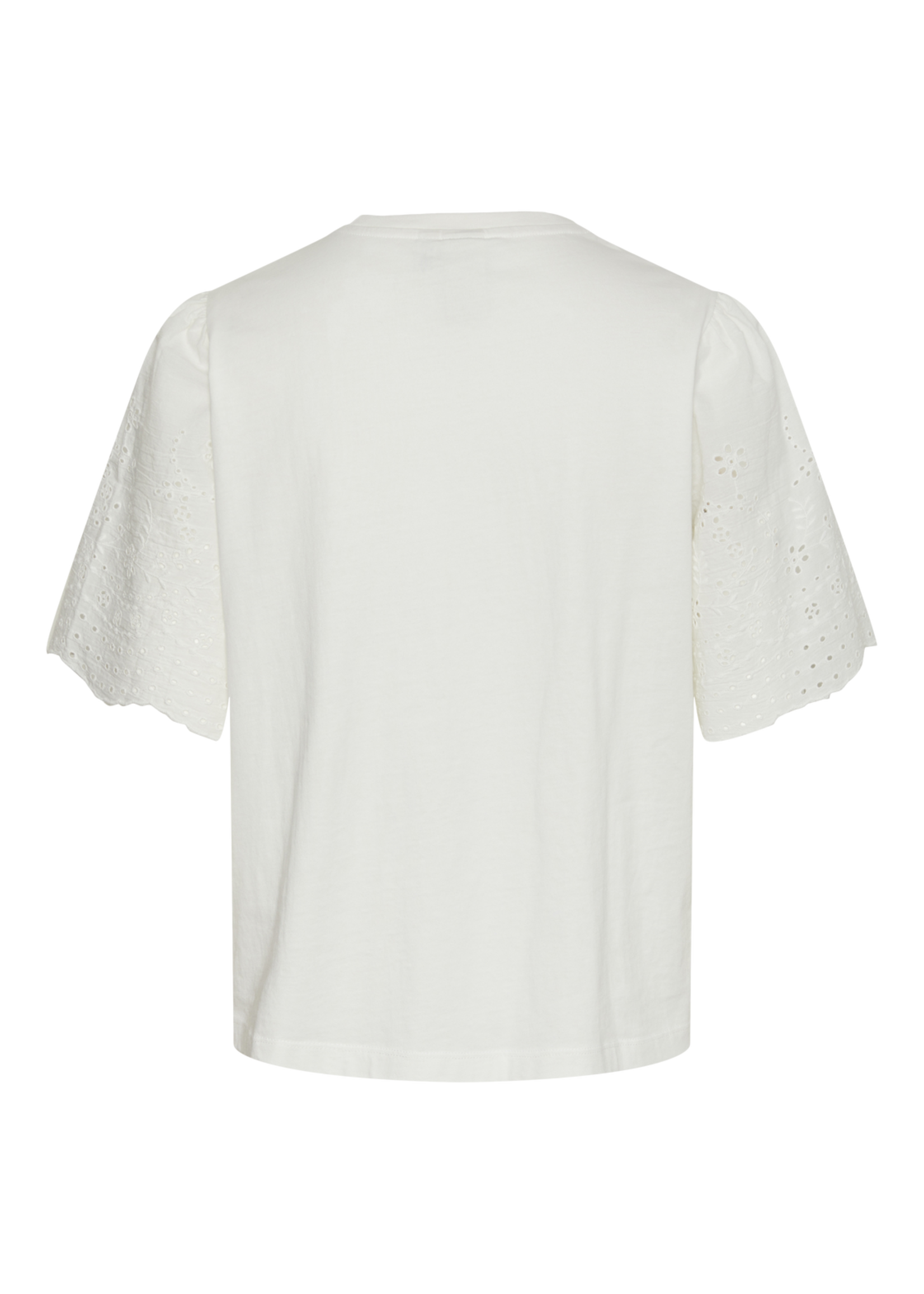 YASLEX SS TOP W EMB SLEEVES w