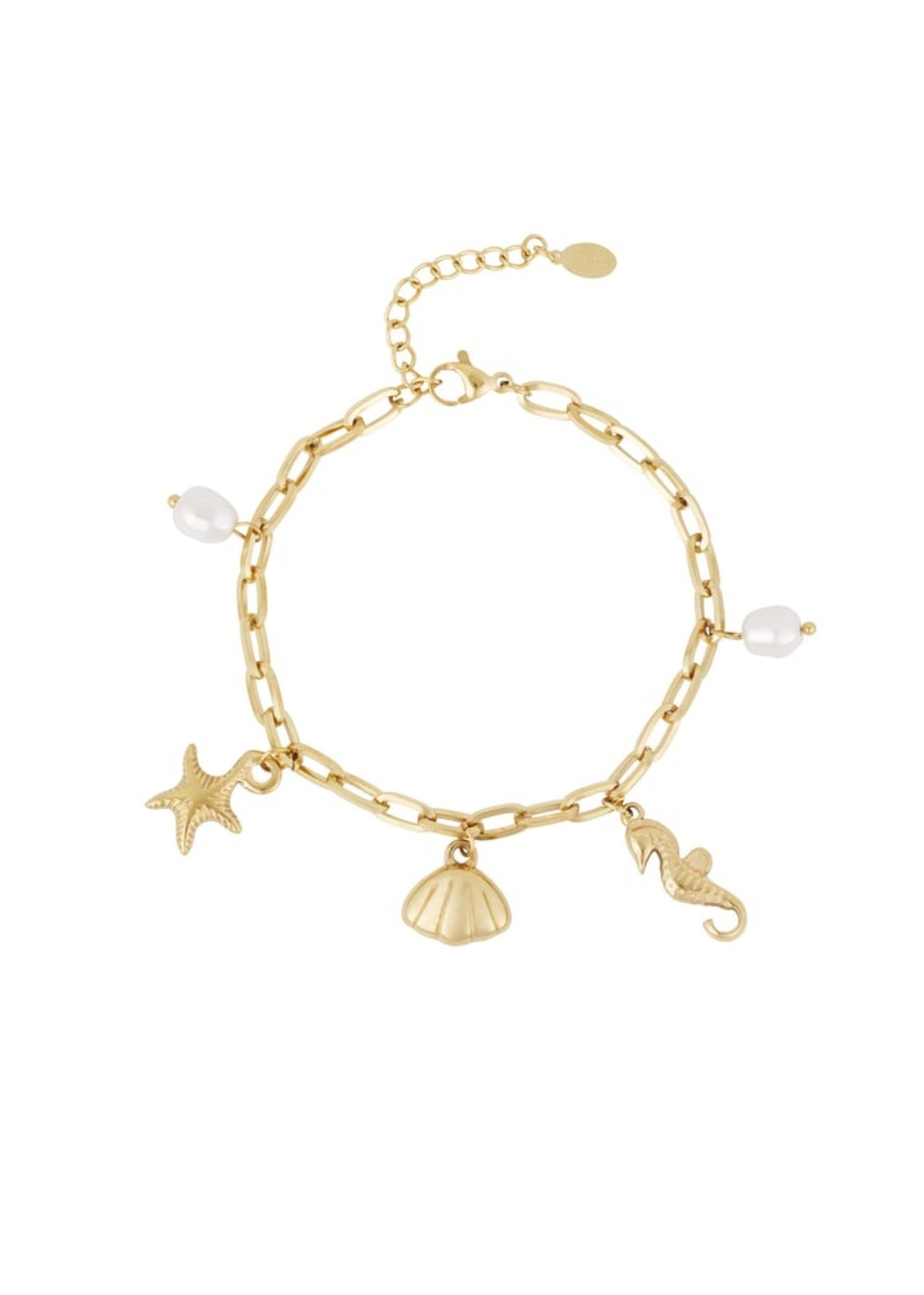 Bracelet beach charms - Gold color