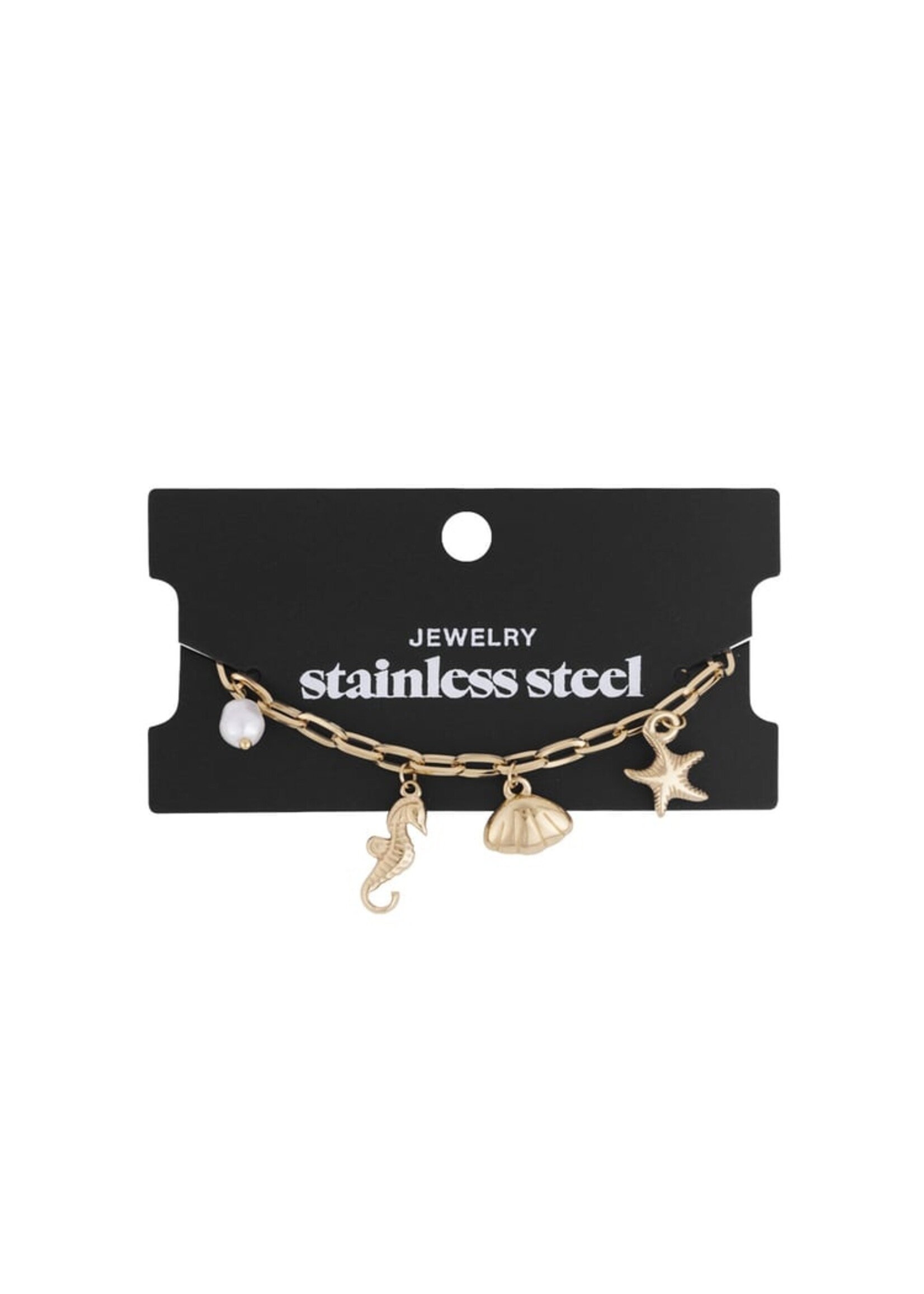 Bracelet beach charms - Gold color